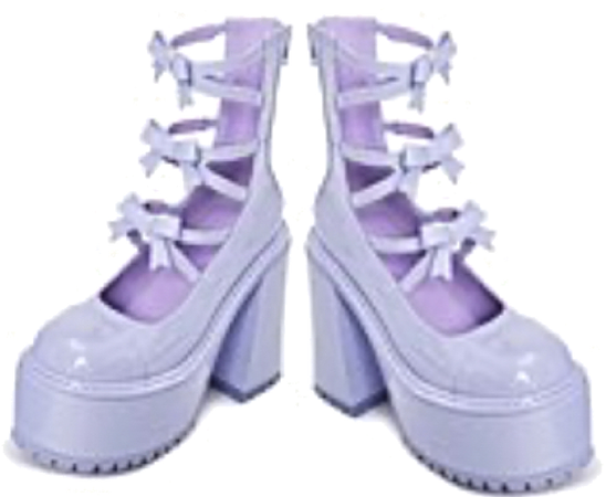 purple Lolita shoes