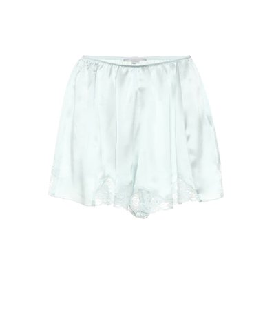 stella mccartney mint silk lace shorts - Google Search