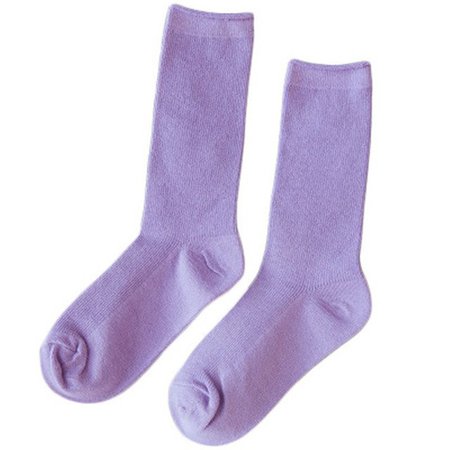 Purple pastel socks
