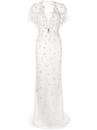 Jenny Packham Sofie crystal-embellished Gown - Farfetch