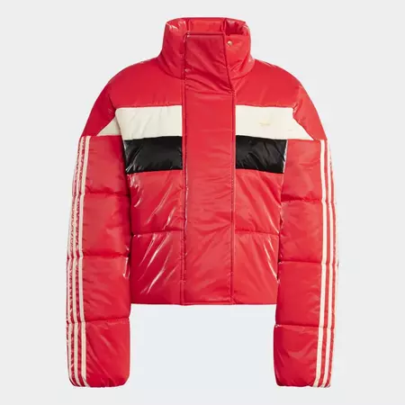 adidas Ski Chic Puffer Jacket - Red | adidas Canada