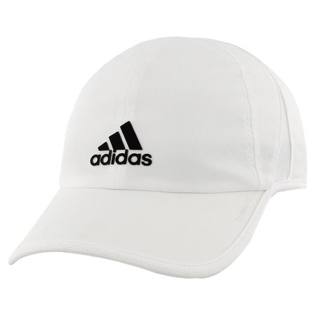 Adidas Men`s SuperLite Tennis Cap White and Black