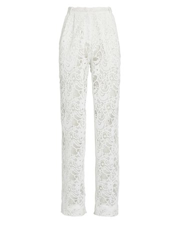 Ronny Kobo Baronelle Corded Lace Trousers | INTERMIX®