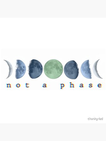 "not a phase boyflux moons" Art Print by chunky-lad | Redbubble [CowboyYeehaww]