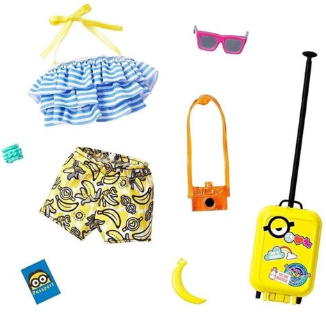 Barbie Minions Shorts and Top