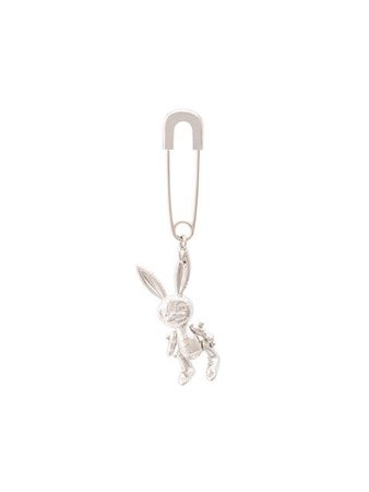 AMBUSH bunny saftey pin earring $416 - Buy Online - Mobile Friendly, Fast Delivery, Price
