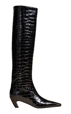 Davis Leather Boots By Khaite | Moda Operandi