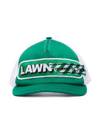 Off-White green lawn girl cotton baseball cap $187 - Buy Online SS18 - Quick Shipping, Price