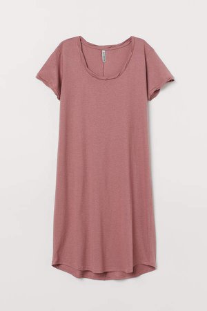 Short T-shirt Dress - Pink