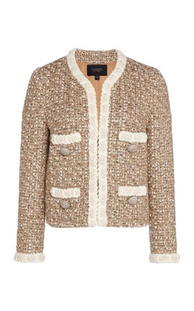 Cropped Tweed Jacket By Giambattista Valli | Moda Operandi