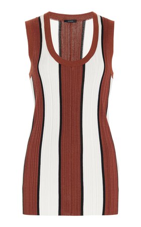 Striped Rib-Knit Tank Top By Joseph | Moda Operandi
