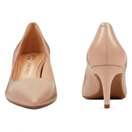 Soho Pointy Toe Pumps - Barely Nude Leather | Women Shoes & Handbags for Women