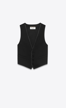Short tuxedo vest | YSL