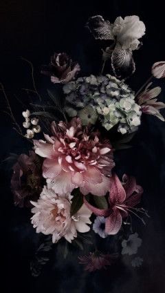 dark floral