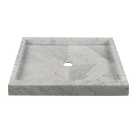 Allure Carrara Marble Shower Pan - Home Depot Canada