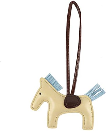 Amazon.com: Leather Horse bag Charm Bag Cccessories for Women Keychain Pony Purse Car Luxury Accessories: Shoes