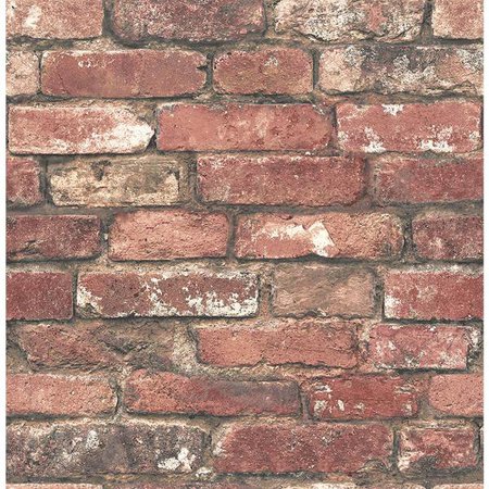 Brewster Loft Red Brick Wallpaper FD23287 - The Home Depot