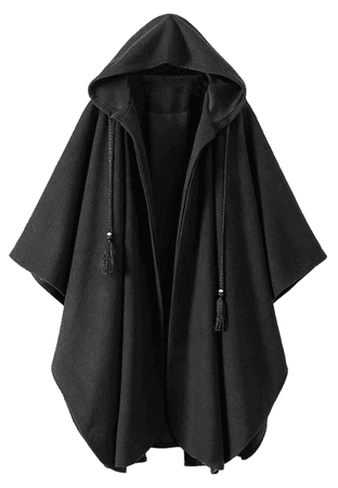 Black cape cloak