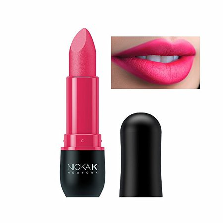 Amazon.com : NICKA K Vivid Matte Lipstick NMS07 Black : Beauty