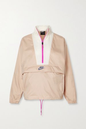 Antique rose Icon Clash convertible shell track jacket | Nike | NET-A-PORTER