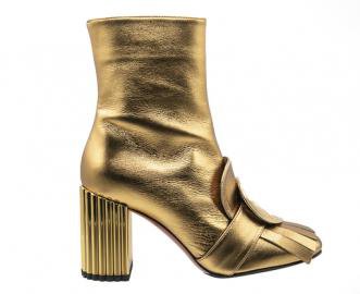 6628 Baldinini Bootie / Gold | Italian Designer Shoes | Rina's Store