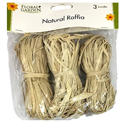 Amazon.com: Natural Raffia 3 Bundle Pack Tan: Arts, Crafts & Sewing