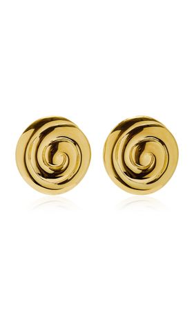 Uzu Mid 18k Yellow Gold Vermeil Earrings By Louis Abel | Moda Operandi