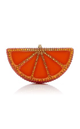 Orange Slice Crystal Pillbox By Judith Leiber Couture | Moda Operandi