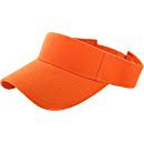 DealStock Plain Men Women Sport Sun Visor One Size Cap (29+ Colors) Hot Orange, One Size at Amazon Women’s Clothing store: