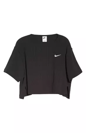 Nike Sportswear Rib Jersey Crop Top | Nordstrom