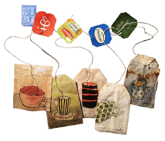 cias pngs // artsy tea bags