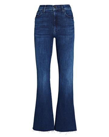 The Weekender Frayed Boot-Cut Jeans