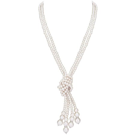 BABEYOND Art Deco Fashion Faux Pearl Necklace - A Posh Affair