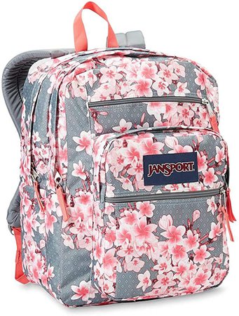 Amazon.com | Big Student Floral Design - Diamond Plumeri Backpack by Jan Sport | Casual Daypacks