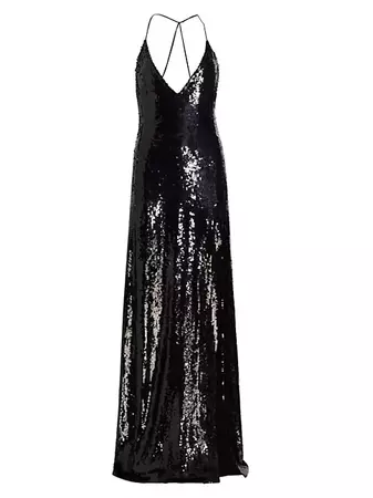 Shop Nili Lotan Suzie Sequined Gown | Saks Fifth Avenue