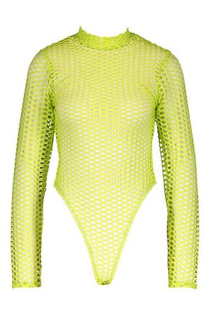 Airtex High Neck Long Sleeve Bodysuit | Boohoo