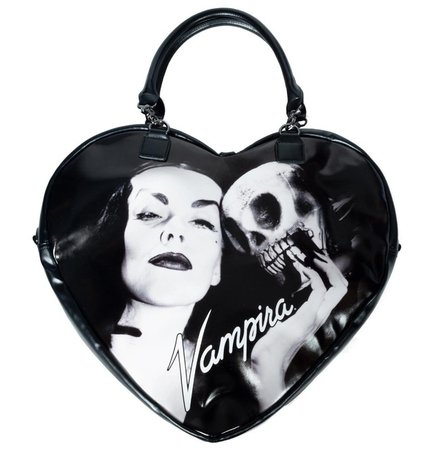 Vampira Black Heart Purse Bag | Kreepsville 666 | RebelsMarket