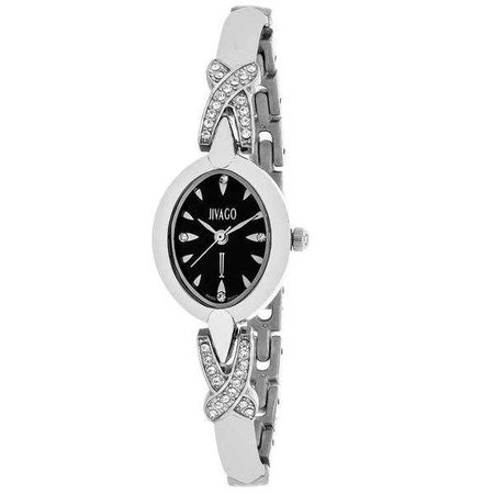 Watches | Shop Women's Black Quartz Watch at Fashiontage | JV3610
