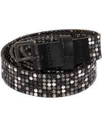 Lyst - Htc Hollywood Trading Company Studded Belt in Black for Men