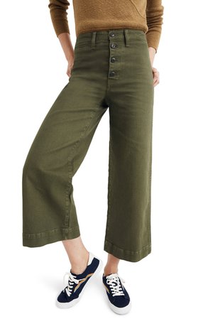 Madewell Emmett Crop Wide Leg Pants (Regular & Plus Size) | Nordstrom