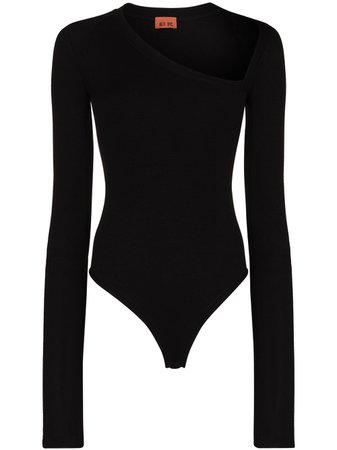 ALIX NYC Asymmetric Neck Bodysuit - Farfetch