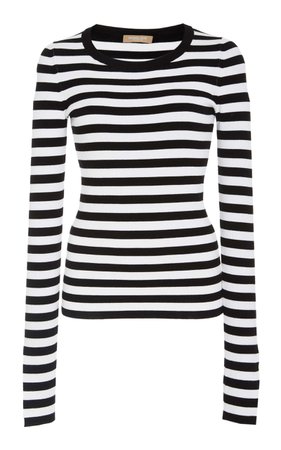 Striped Jersey Sweater by Michael Kors Collection | Moda Operandi