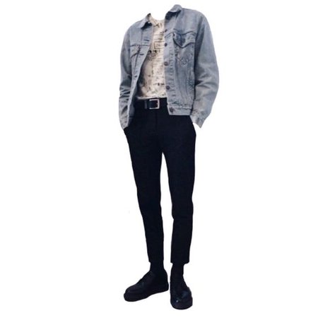 blue black white clothing outfit png