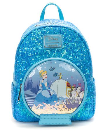 Loungefly - Disney Snow Globe Series Cinderella Mini Backpack - PALM E – The Pink a la Mode
