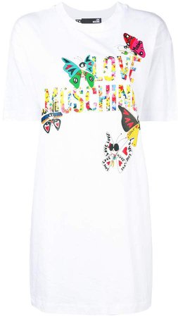 butterfly T-shirt dress
