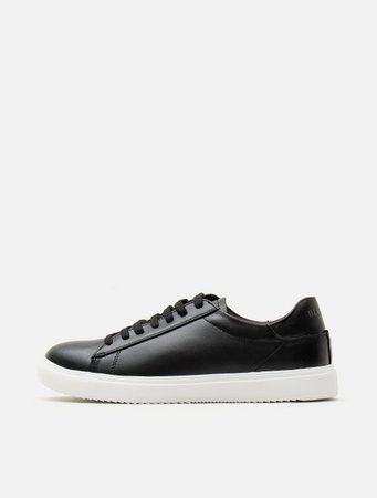 18FW Basic Leather Sneakers – Black