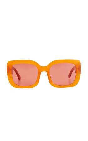 Poppy Lissiman Helios Square-Frame Sunglasses