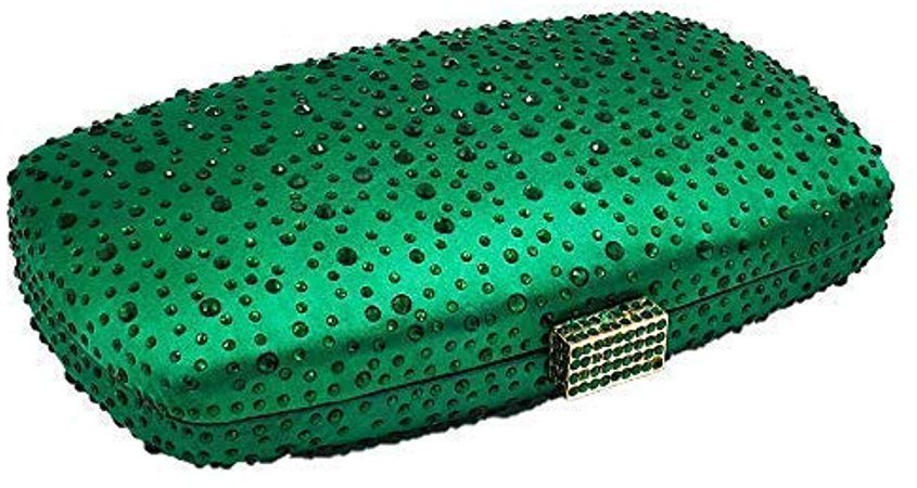Diamond Women Evening Handbags Purse Minaudiere Clutch Bag (Green): Handbags: Amazon.com
