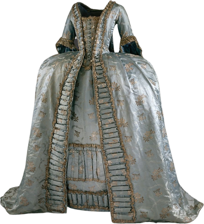 18th century French rococo dress—via the MET
