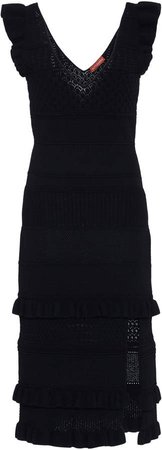 Altuzarra Coopers Ruffled Knit Midi Dress Size: S